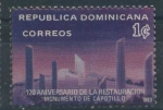 Stamps Dominican Republic -  Scott 897 - 120 Aniv. de la Restauracion