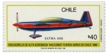 Stamps Chile -  Fidae 90