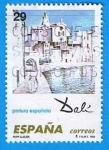 Stamps Spain -  3291 (0) Port Alguer  29p