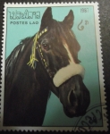 Stamps Laos -  Caballos