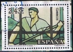 Stamps Spain -  4359 (2) Vidrieras del Banco de España