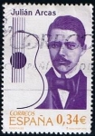 Stamps Spain -  4550 (2)  Saxsofono tenor