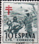 Stamps Spain -  dia de los tuberculosos