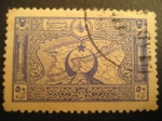 Stamps Asia - Turkey -  Imperio Otomano: mapa