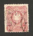 Stamps Germany -  38 - águila