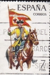 Stamps Spain -  trajes militares