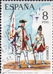 Stamps Spain -  trajes militares