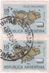 Sellos del Mundo : America : Argentina : malvinas