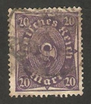 Stamps Germany -  211 A - Corneta postal