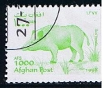 Stamps Afghanistan -  Sus scrofa