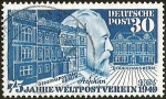 Stamps : Europe : Germany :  DEUTSCHE POST - 75 JAHRE WELTPOSTVEREIN