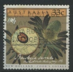 Stamps Australia -  Scott 977 - Nueva Holanda. Expedicion Cook's