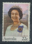 Stamps Australia -  Scott 740 - 54 Aniv. Reina Isabel II