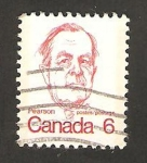 Sellos de America - Canad� -  513 - lester b. pearson, primer ministro