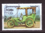 Stamps Asia - Cambodia -  serie- Vehículos antiguos