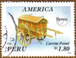 Stamps America - Peru -  CARRETA POSTAL