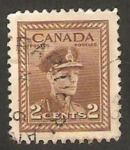 Stamps Canada -  206 - george VI