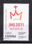 Sellos de Europa - Espa�a -  Edifil  4656  Jornada Mundial de la Juventud, Madrid 2011.  