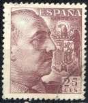 Sellos del Mundo : Europa : Espaa : ESPAÑA 1940 923 Sello º General Franco 25c