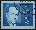 Sellos del Mundo : Europa : Alemania : Kurt Tucholsky (1890-1935)