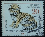 Sellos del Mundo : Europa : Alemania : 100 Aniversario del Zoo de Leipzig