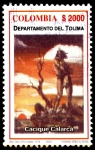 Stamps Colombia -  EMISIÓN POSTAL SERIES DEPARTAMENTOS DE COLOMBIA - TOLIMA