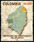 Sellos de America - Colombia -  EMISIÓN POSTAL CENTENARIO DEL DEPARTAMENTO DEL ATLANTICO