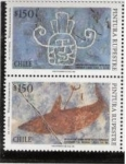 Stamps Chile -  Pintura Rupestre