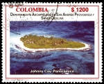 Stamps Colombia -  EMISIÓN POSTAL DEPARTAMENTOS DE COLOMBIA - ARCHIPIELAGO DE SAN ANDRES, PROVIDENCIA Y SANTA CATALINA