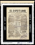 Stamps Colombia -  EMISIÓN POSTAL EL ESPECTADOR 120 AÑOS