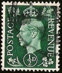 Stamps United Kingdom -  POSTAGE REVENUE - JORGE VI