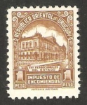 Stamps Uruguay -  97 - estación de ferrocarriles del estado