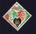 Stamps Spain -  IV CONGRESO MUNDIAL DE PSIQUIATRIA-MADRID 1966