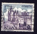 Stamps Spain -  ALCAZAR DE SEGOVIA