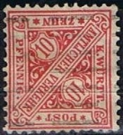 Stamps Germany -  Cifras (15)