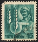 Sellos de Asia - India -  Agricultura