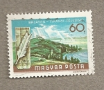 Stamps Hungary -  Alrededores lago Balatón