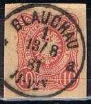 Stamps Germany -  Scott  31  Pfennige