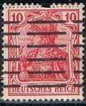 Stamps Germany -  Scott  68  Germania