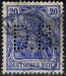 Stamps Germany -  Scott  69  Germania