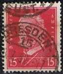 Stamps Germany -  Scott  374  Pres. Paul von Hindenburg (2)