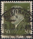 Stamps Germany -  Scott  378  Pres. Friedrich Ebert (73)