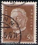 Stamps Germany -  Scott  381   Pres. Paul von Hindenburg