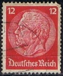 Stamps Germany -  Scott  393  Von Hindenburg (5)