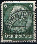 Stamps Germany -  Scott  403  Von Hindenburg (3)