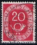 Stamps Germany -  Scott  677  Cifras y Correos