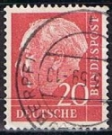 Stamps Germany -  Scott  703  Pres. Theodor Heuss