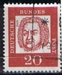 Sellos de Europa - Alemania -  Scott  829  Johann Sebastian Bach (3)