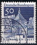 Stamps Germany -  Scott  943  Puerta Castle Ellwangen (5)