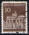 Stamps Germany -  Scott  952  Puerta de Brandesnb